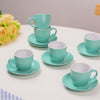 Tara Tea Cup And Saucer Set Of 6 Mint 225ml