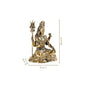 Pure Brass Shiv Mahadev Idol With Gift Box 8cm