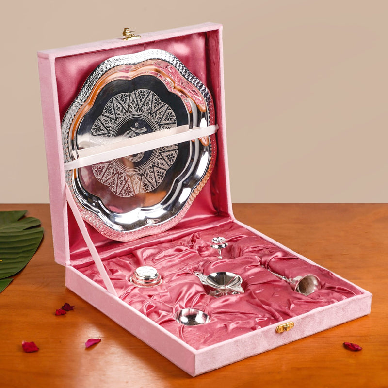 Pushpanjali Offering Pooja Thali Set Of 6