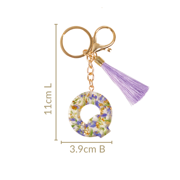 Blossom And Bloom Letter Q Cute Keychain