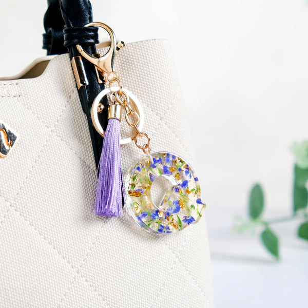 Blossom And Bloom Letter Q Cute Keychain