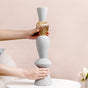 Quartz Sand Resin Pole Showpiece