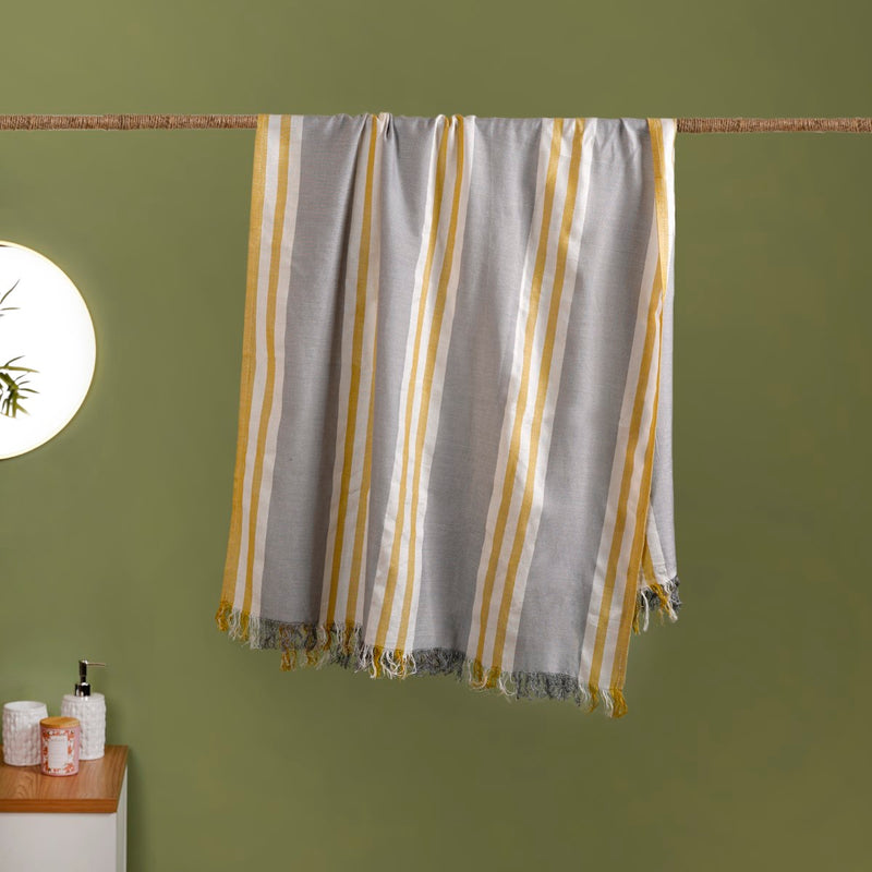 Grey Sunset Highly Absorbent Bath Towel Set Of 2