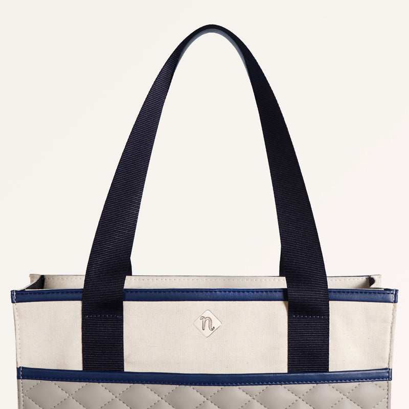 Quilted Canvas Everyday Office Tote Bag
