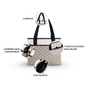 Quilted Canvas Everyday Office Tote Bag