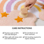 Rainbow Floor Mat For Kids 100x70cm