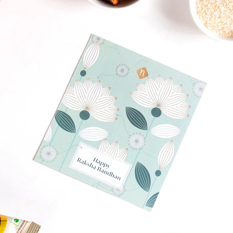 Blue Lumba For Sister Set Of 3 With Gift Box And Card