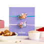 Colourful Boba Tea Rakhi For Kids Set Of 4 With Box And Card