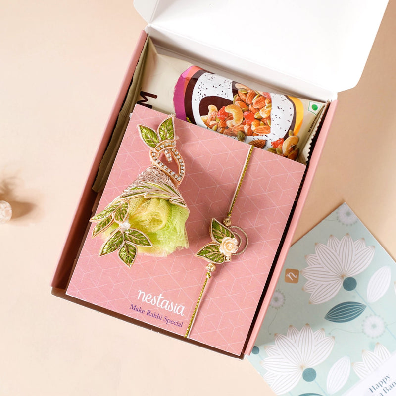 Delightful Snacking Rakhi Hamper For Bhaiya Bhabhi