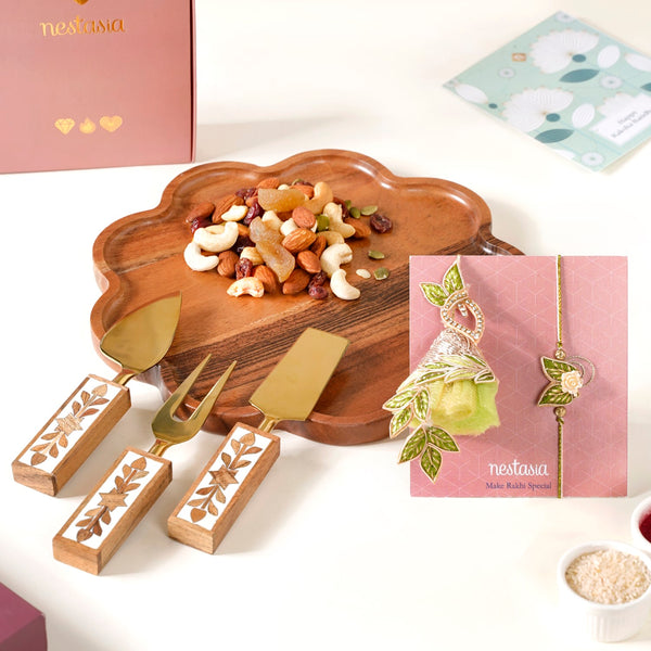 Cheesy Farmhouse Rakhi Gift Set For Bhaiya Bhabhi