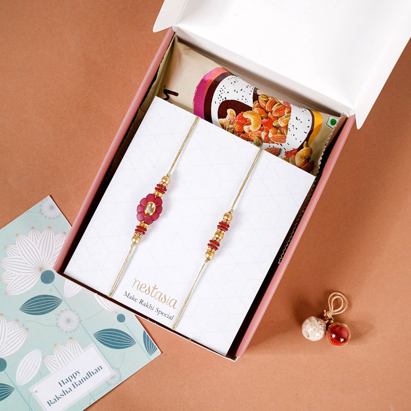 Silver Lotus Raksha Bandhan Hamper