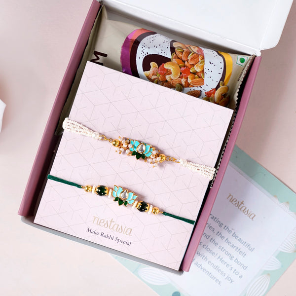 Divine Blessings Rakhi Gift Set For Couple