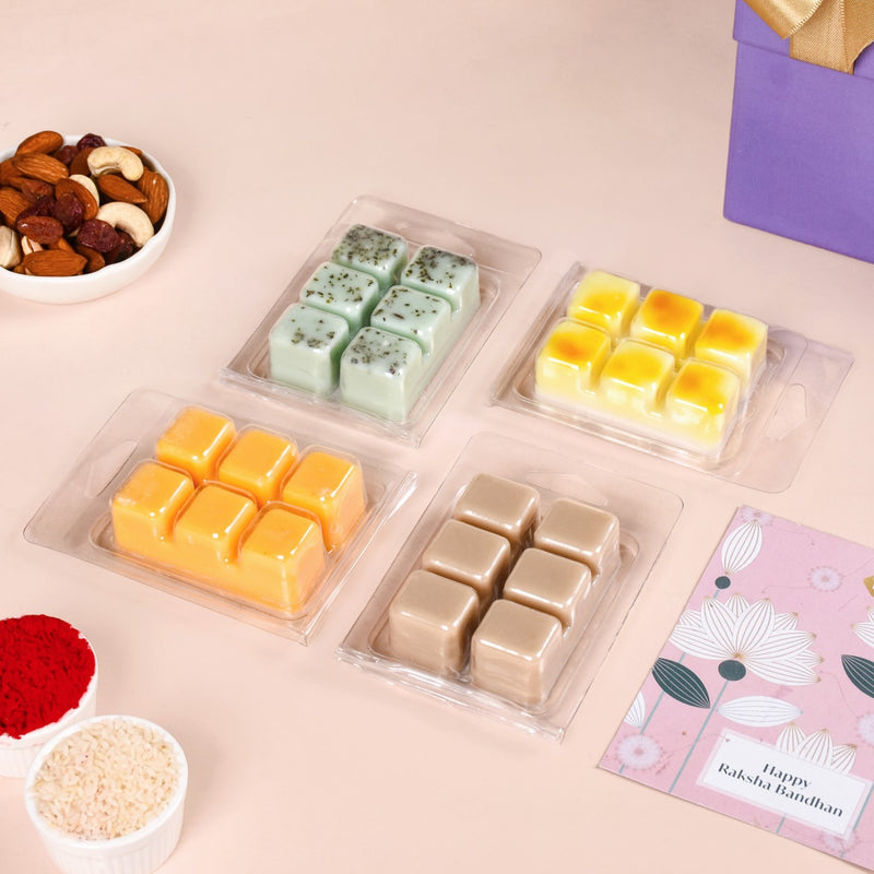 Heavenly Aroma Rakhi Hamper For Bhaiya Bhabhi