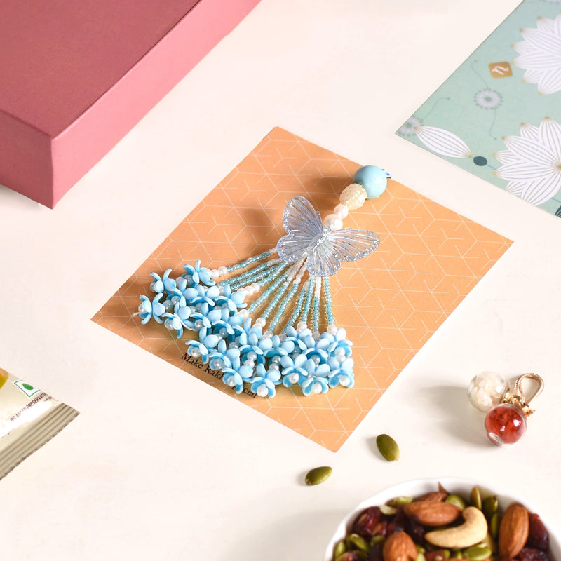 Blue Lumba For Sister Set Of 3 With Gift Box And Card