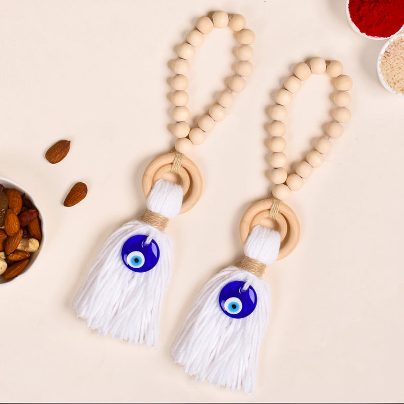 Evil Eye Amulet Rakhi Hamper For Bhaiya Bhabhi