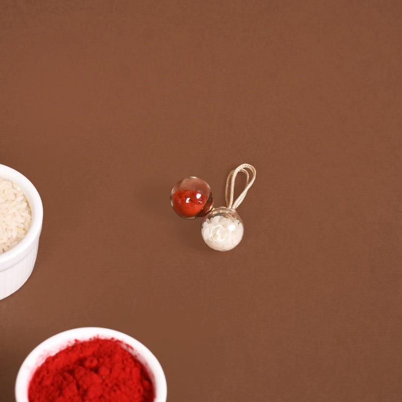 Shivling Incense Diffuser Rakhi Gift Set