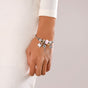 Lock And Key Charm Bracelet Rakhi Gift Set Of 3 With Box And Card