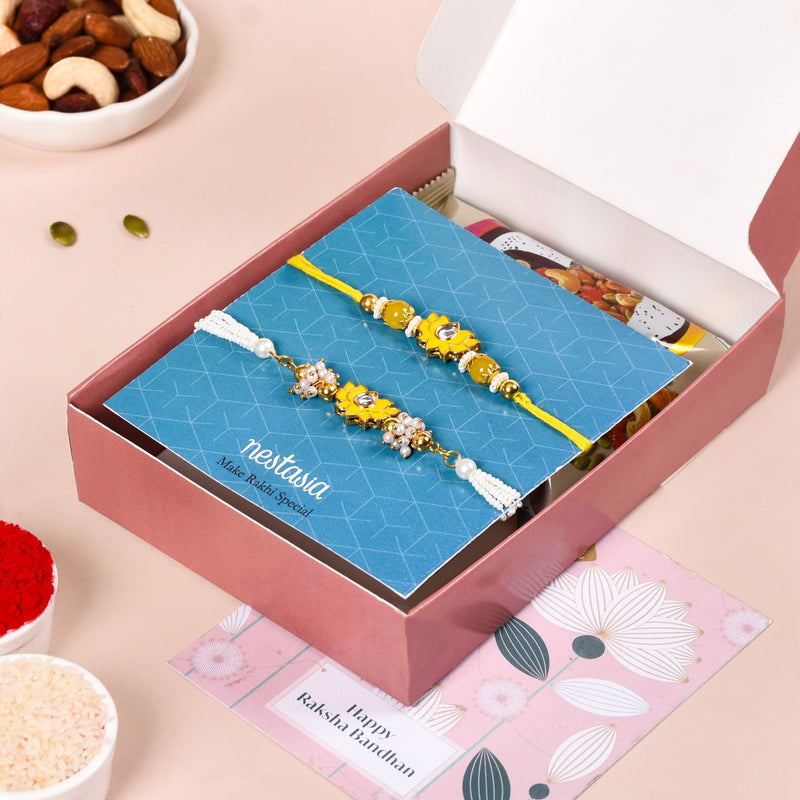 Heavenly Aroma Rakhi Hamper For Bhaiya Bhabhi