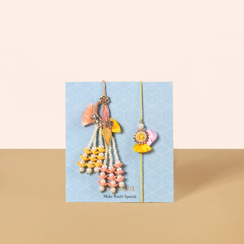 Beach Day Rakhi And Lumba Gift Hamper