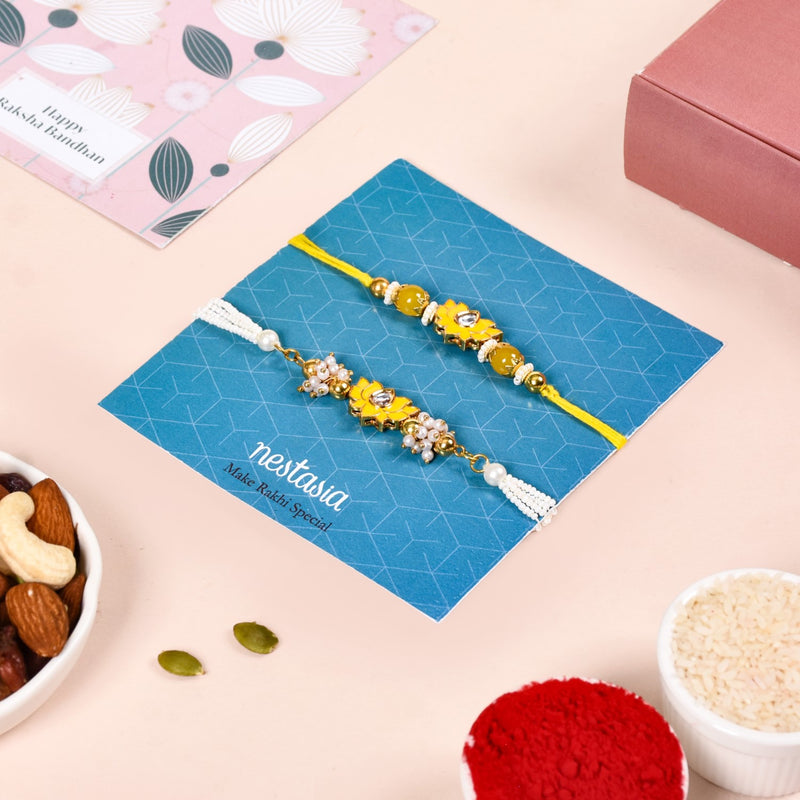 Heavenly Aroma Rakhi Hamper For Bhaiya Bhabhi