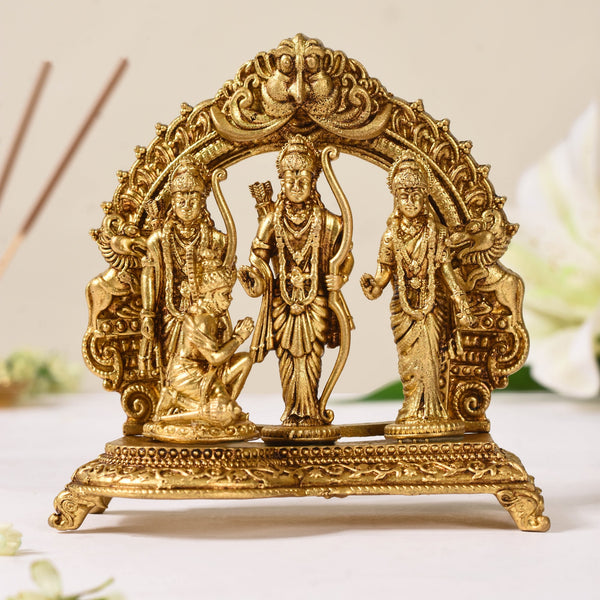 Pure Brass Ram Darbar Brass Statue 10cm