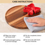 Red Bow Chip Dip Platter