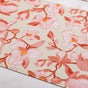 Rectangular Red Poppy Printed Placemats Set Of 6