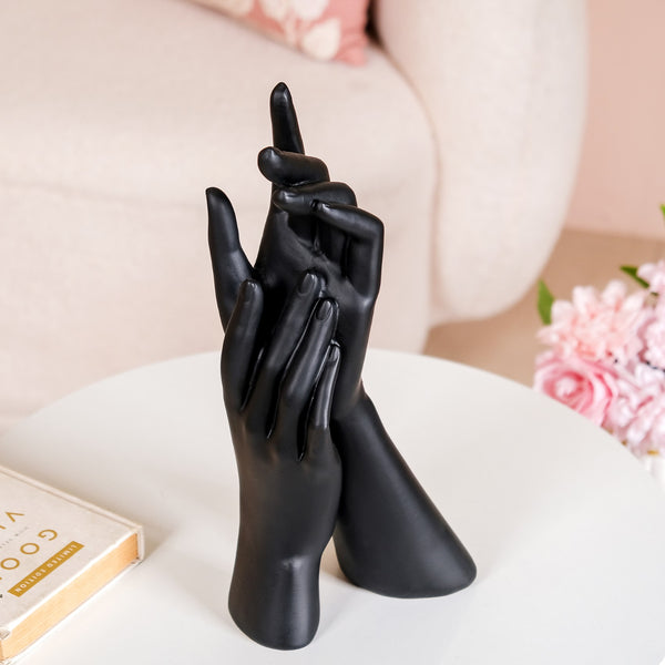 Artistic Hands Showpiece Black