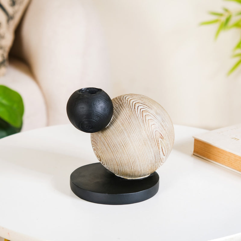 Celestial Modern Decor Candle Holder Showpiece- Celestial Modern Showpiece, Modern Decor Accent, Celestial Decor Piece, Contemporary Celestial Art