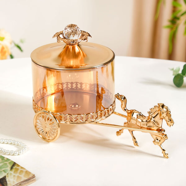 Royalcore Carriage Candy Jar