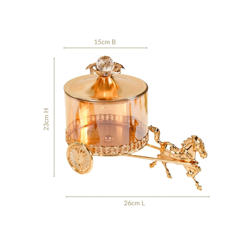 Regal Carriage Candy Jar