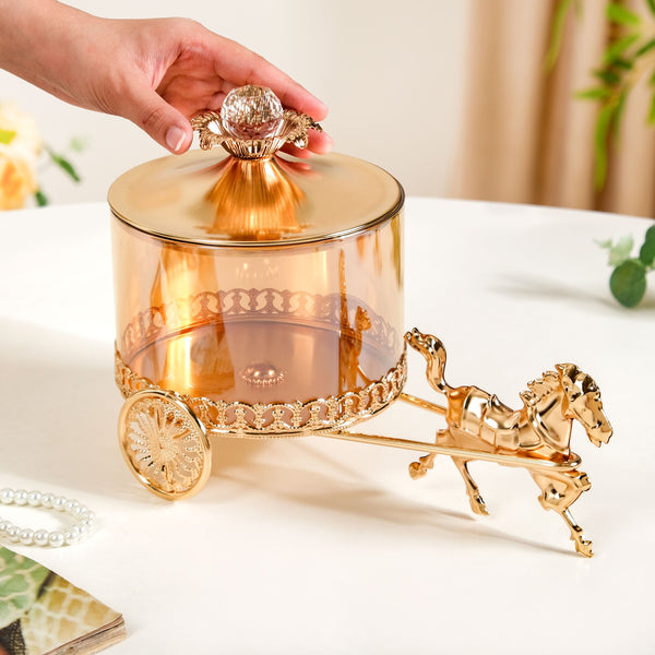Royalcore Carriage Candy Jar