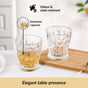 Regal Cut Embossed Glass Set Of 6 245ml