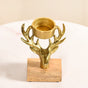 Gold Stag Tea Light Candle Holder