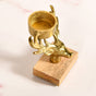 Gold Stag Tea Light Candle Holder