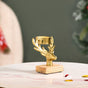 Gold Stag Tea Light Candle Holder