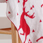 Rudolph The Reindeer Reversible Throw Blanket