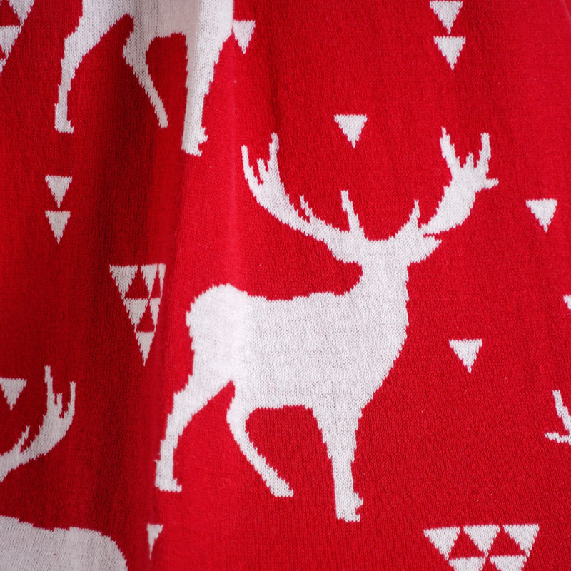 Rudolph The Reindeer Reversible Throw Blanket
