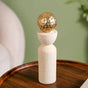 Golden Ball Resin Pole Sculpture