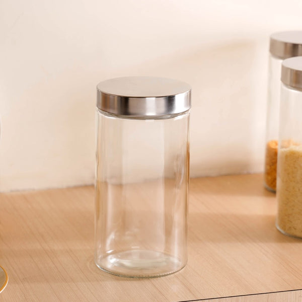 Tall Kitchen Storage Jars Set Of 4 1500ml