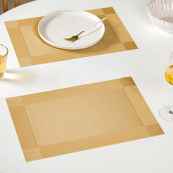 Heat Resistant Reversible Table Mat Set Of 6