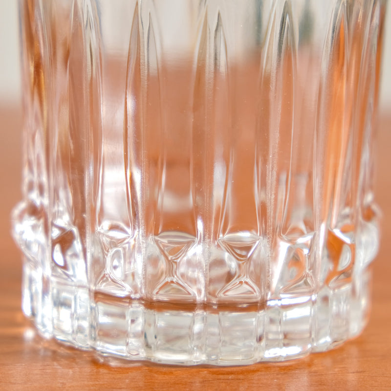 Ribbed Jewel Premium Rocks Glass Set Of 6 240ml