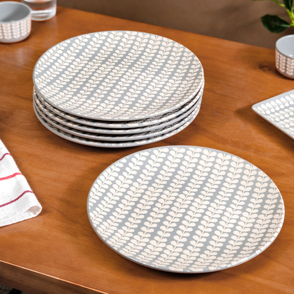 Robinia 24 Piece Ceramic Dinner Set For 6