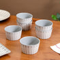 Robinia Ceramic Bowl For Snacks Set Of 6 400ml