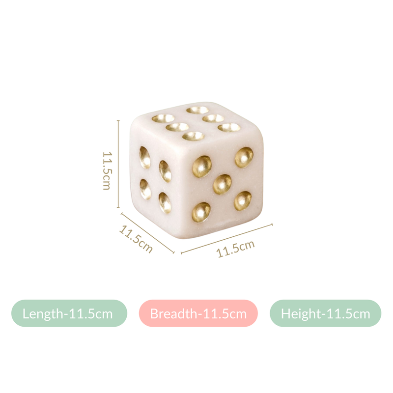 Roll The Dice Decorative Showpiece