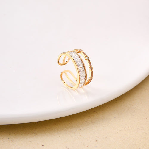 Rosy Vintage Glam Ring