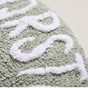 Alphabets Round Cotton Anti Slip Kids Floor Mat 74x72cm