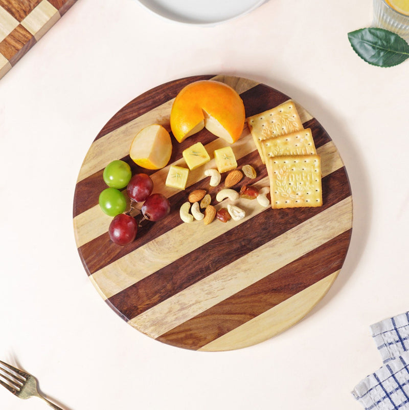Round Sheesham Wooden Platter