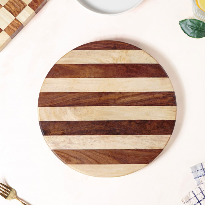 Round Sheesham Wooden Platter
