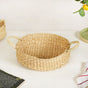 Round Handwoven Organic Kitchen Baskets Set Of 2